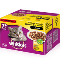 Whiskas 7+ Multipack in Sauce - 24 x 100 g
