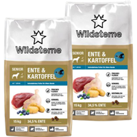 Wildsterne Ente & Kartoffel Senior - 2 x 15 kg 