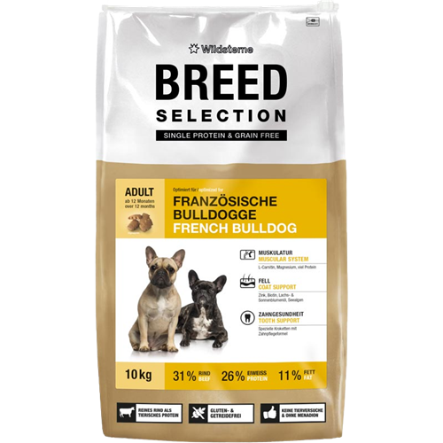 Wildsterne Breed Selection - Adult French Bulldog - 10 kg 