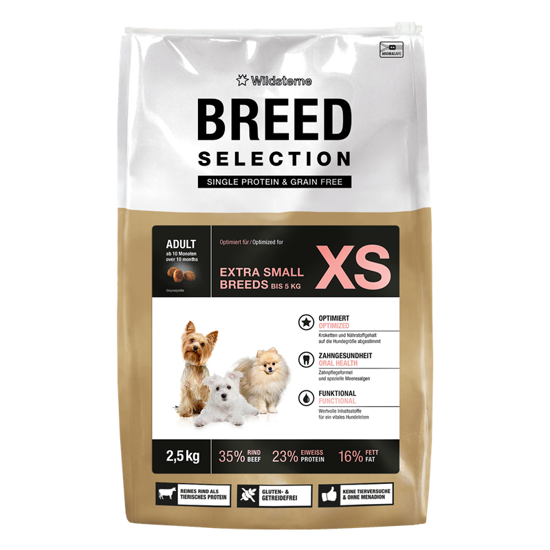 Wildsterne Breed Selection - Adult XS - 2,5 kg 